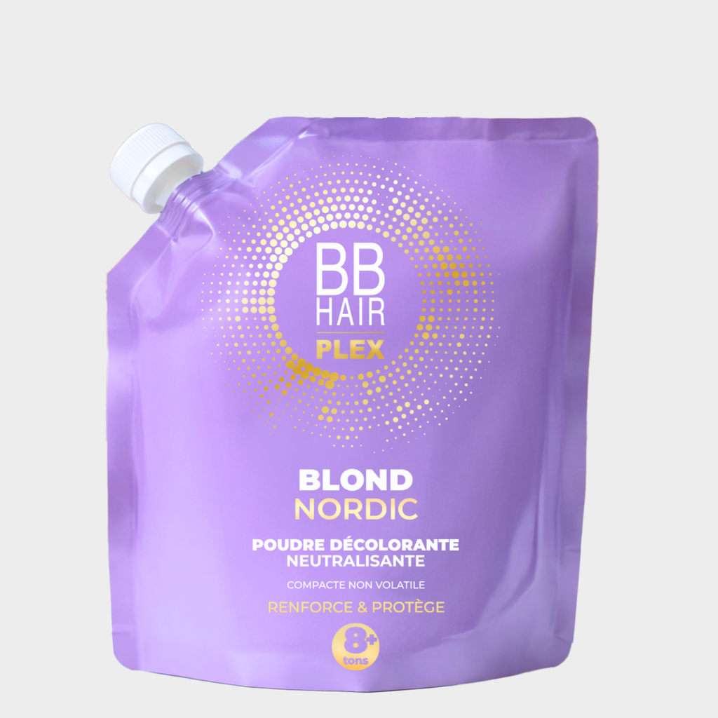 Poudre Décolorante BBHair PLEX — 9 Tons &amp; Nordic Blond