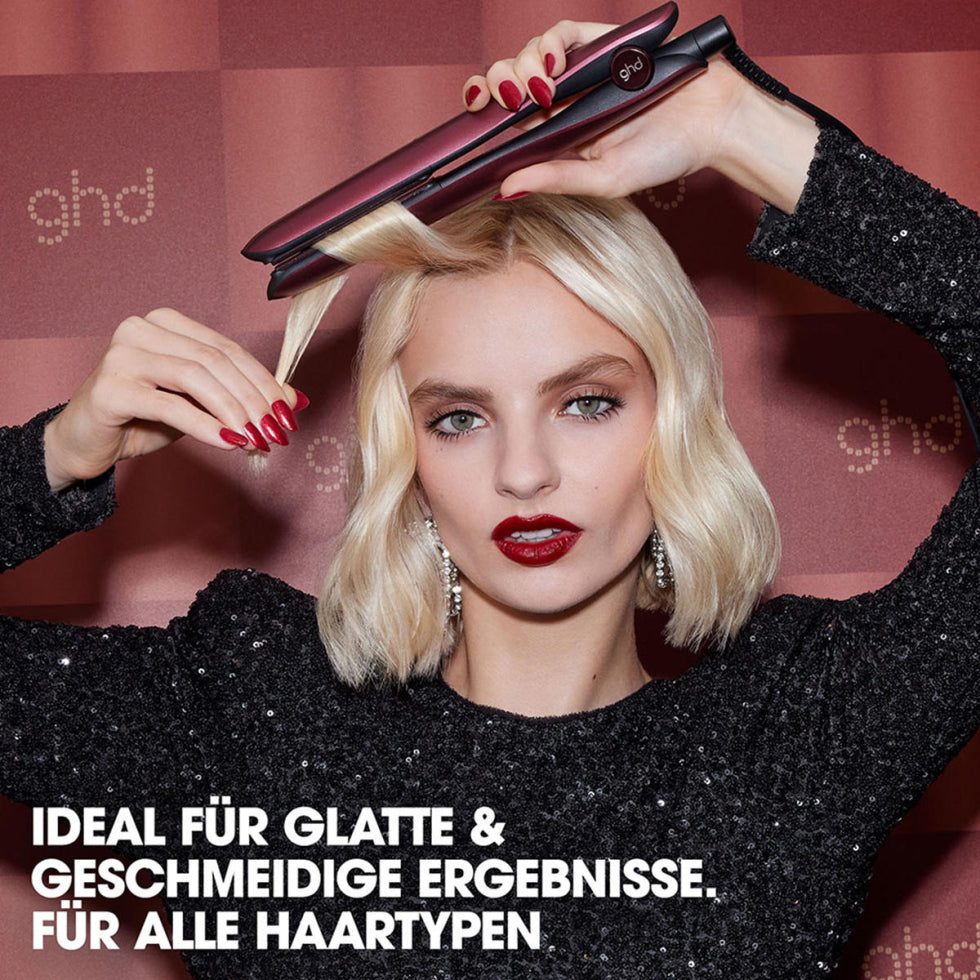 ghd Cherry Chic Collection – Styler ghd Gold® Édition Cerise + Coffret Luxe