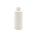Bouteille Vide, 100 ml, 24/410, fileté, blanc, tubulaire - avec bouchons