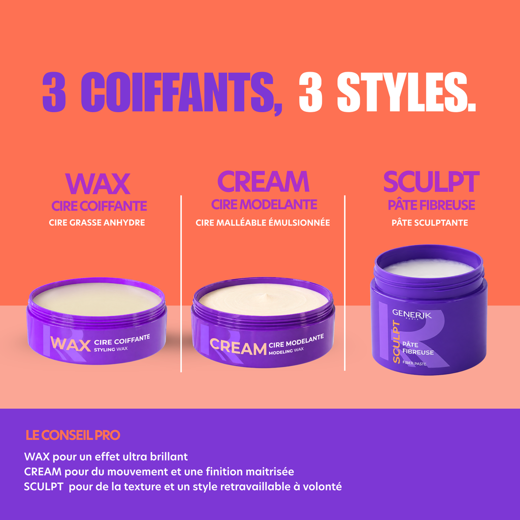 Coiffage Generik New Look — Gamme Complète Styling (12 Produits)