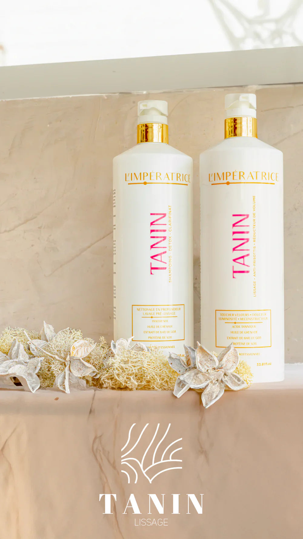Mini kit LISSAGE TANIN DE 'LIMPERATRICE kit complet 2x100ML