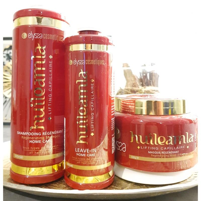 Elyssa Cosmetiques<br /> Huile d'Amla kit shampoing complet soin entretien lissage