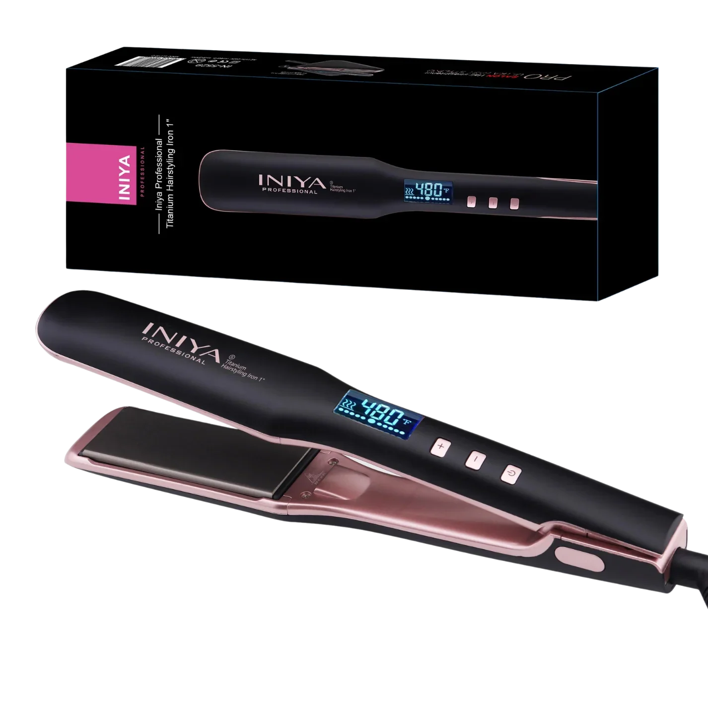 Lisseur Professionnel Titanium 250°C Iniya – Brillance & Lissage Parfait | Keraliss