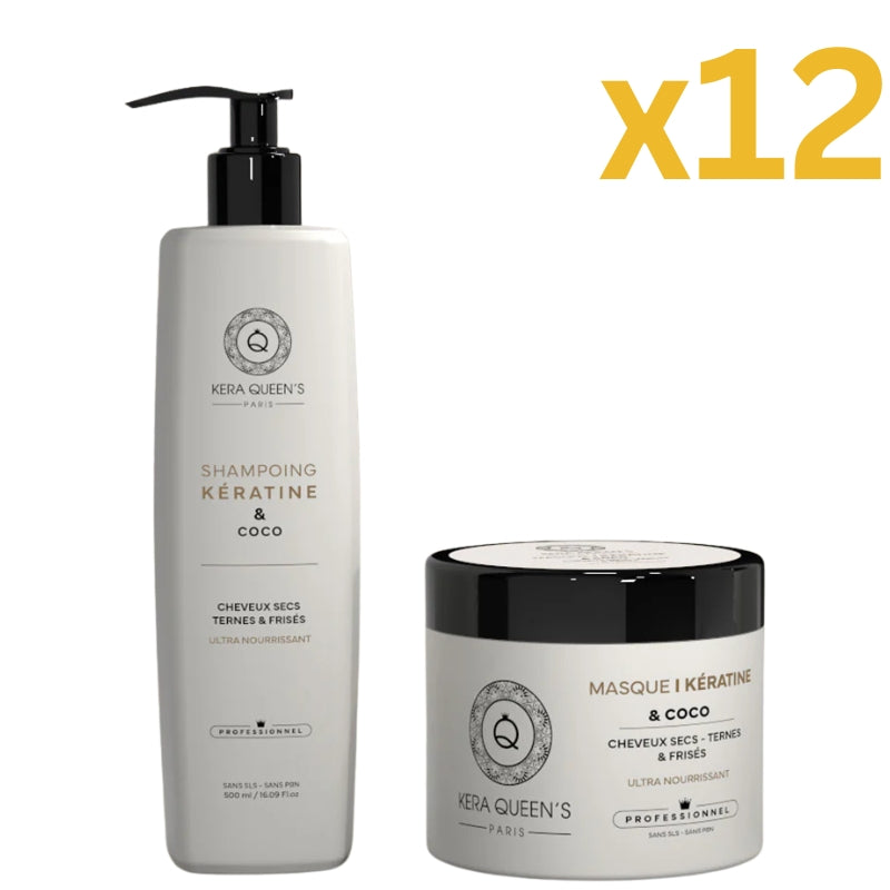 Lot Pour Pro Kit Sans Sulfate Kera Queen's Rituel Coco