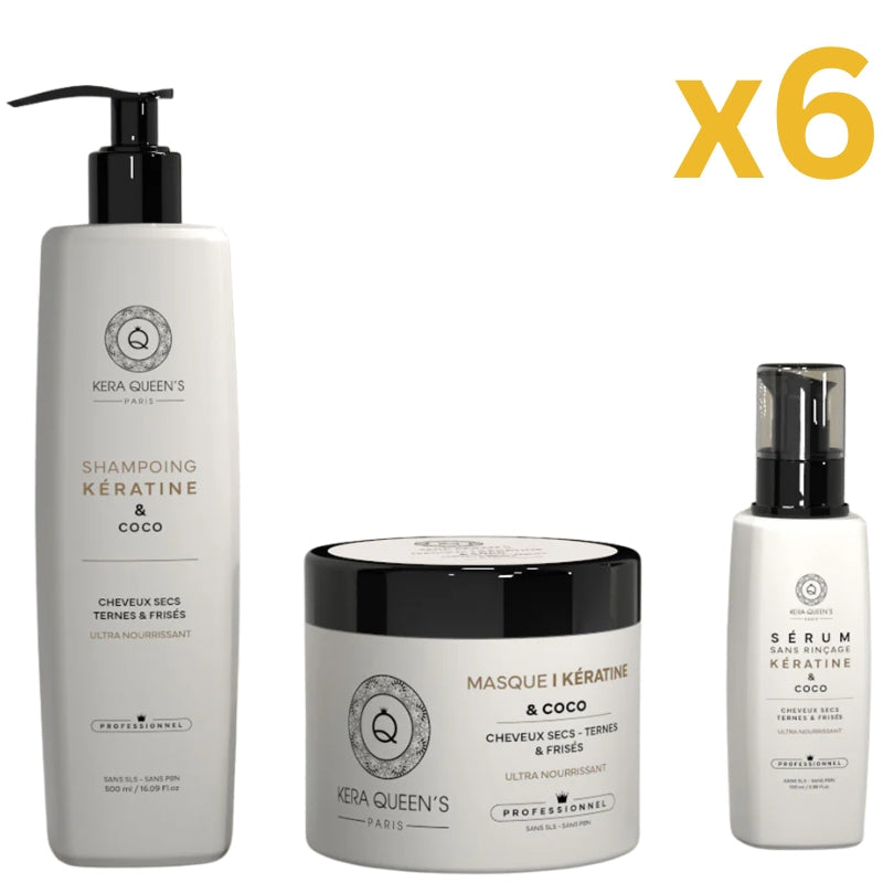 Lot Pour Pro Kit Sans Sulfate Kera Queen's Rituel Coco