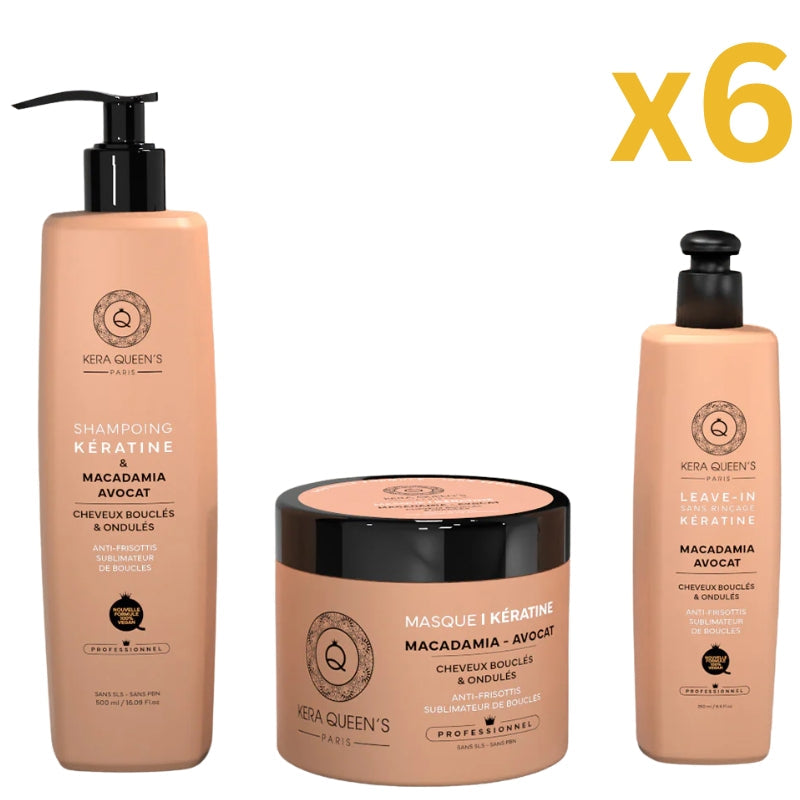 Lot Pour Pro Kit Sans Sulfate Kera Queen's Rituel Macadamia