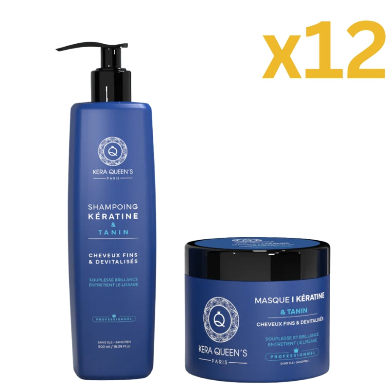 Lot Pour Pro Kit Sans Sulfate Kera Queen's Rituel Tanin