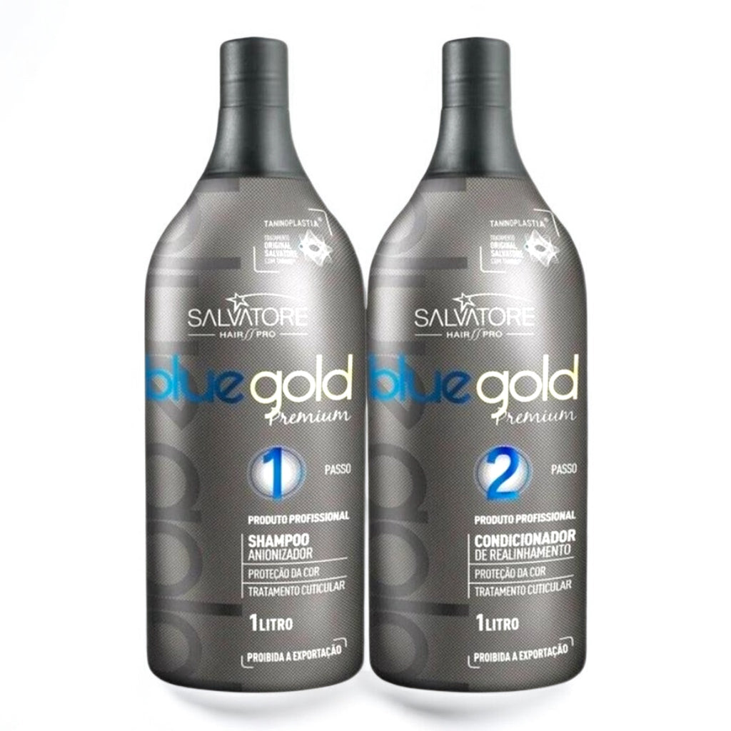 Kit Lissage Tanin Salvatore Blue Gold – Kit Lissage Sans Formol | Keraliss