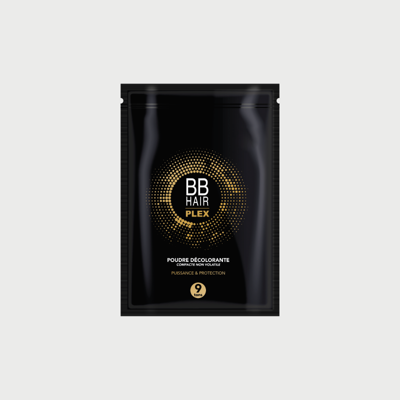 Poudre Décolorante BBHair PLEX — 9 Tons &amp; Nordic Blond