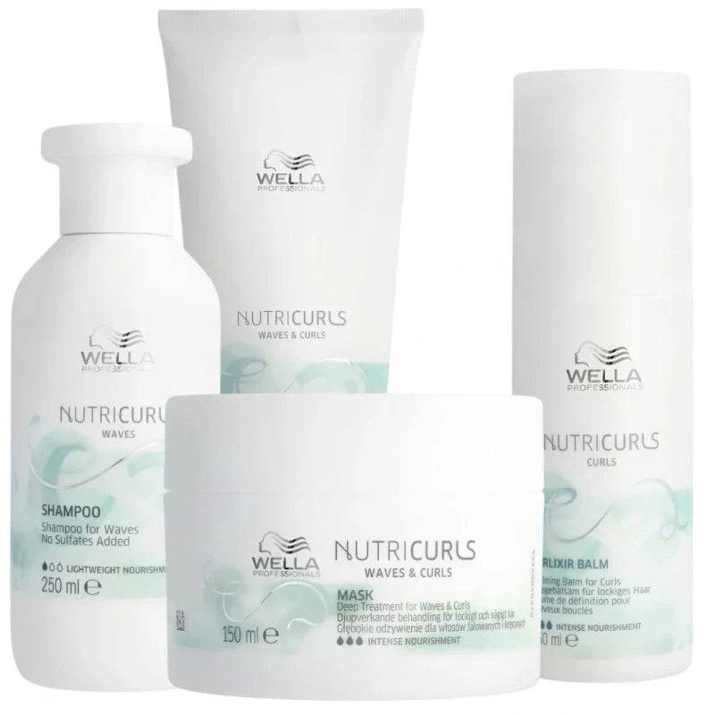 Routine Intense Cheveux Bouclés Nutricurls Wella – Soins Professionnels | Keraliss Lissage
