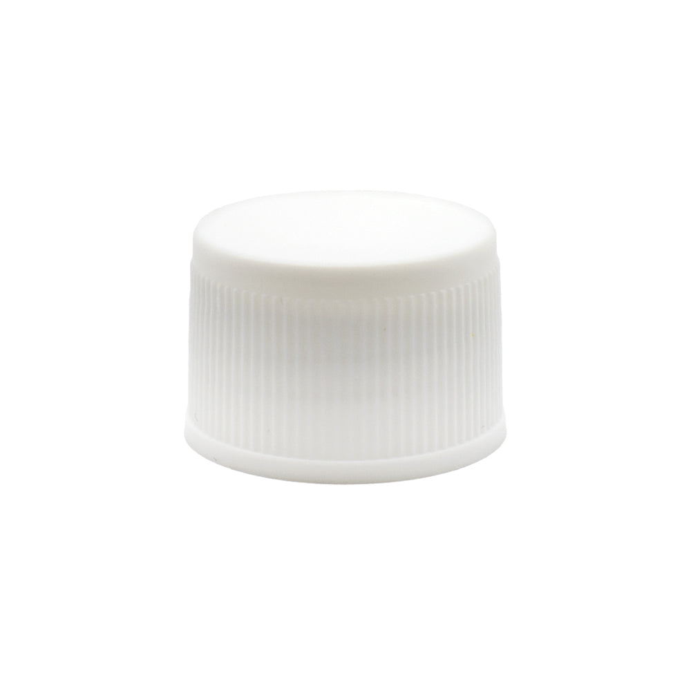 Bouteille Vide, 100 ml, 24/410, fileté, blanc, tubulaire - avec bouchons