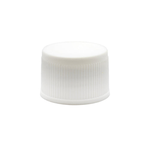 Bouteille Vide, 100 ml, 24/410, fileté, blanc, tubulaire - avec bouchons