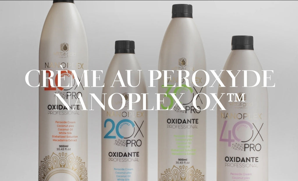 Nanoplex preoxyde crème OX - 20vol 30vol 40vol. Oxydant profesionnelle des cheveux