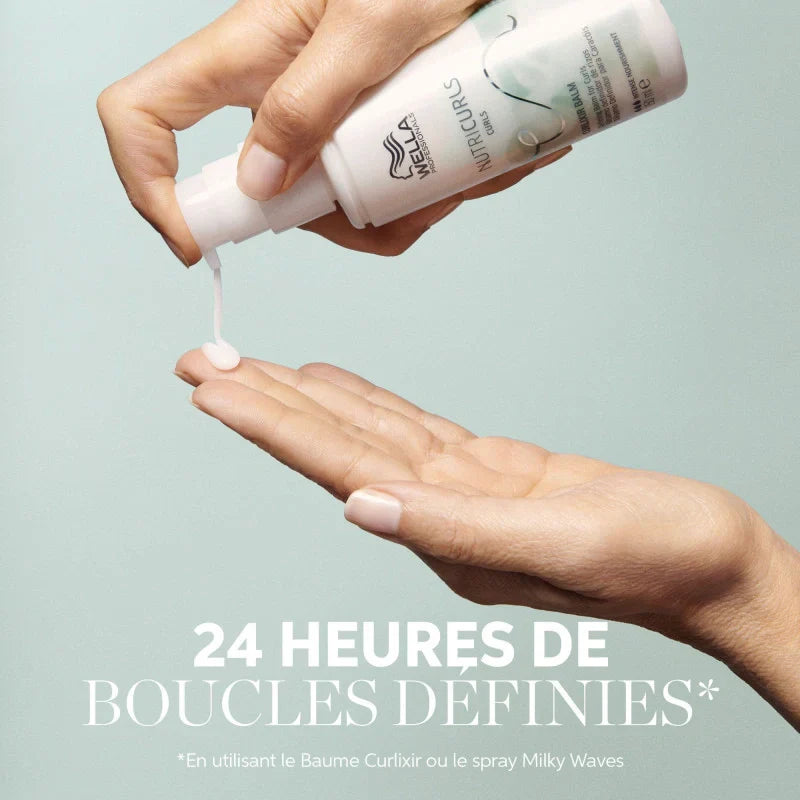 Baume Définition Curlixir Nutricurls Wella 150ml – Cheveux Bouclés | Keraliss Lissage
