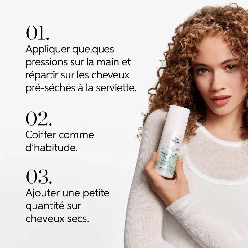 Baume Définition Curlixir Nutricurls Wella 150ml – Cheveux Bouclés | Keraliss Lissage