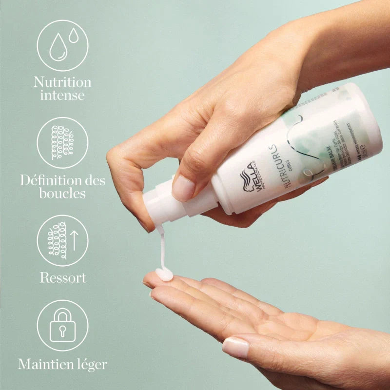 Baume Définition Curlixir Nutricurls Wella 150ml – Cheveux Bouclés | Keraliss Lissage