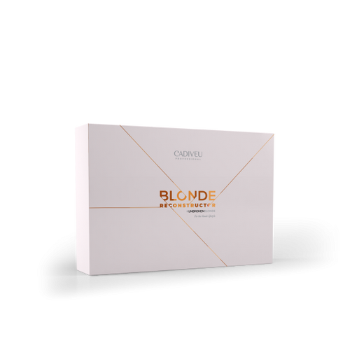 Cadiveu Blonde Reconstructor – Kit Professionnel Reconstruction Cheveux Blonds
