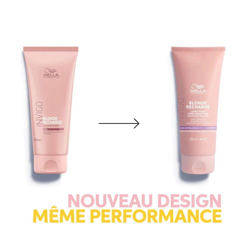 Conditionneur Blond Froid Invigo Blonde Recharge Wella Professionals | Keraliss Lissage