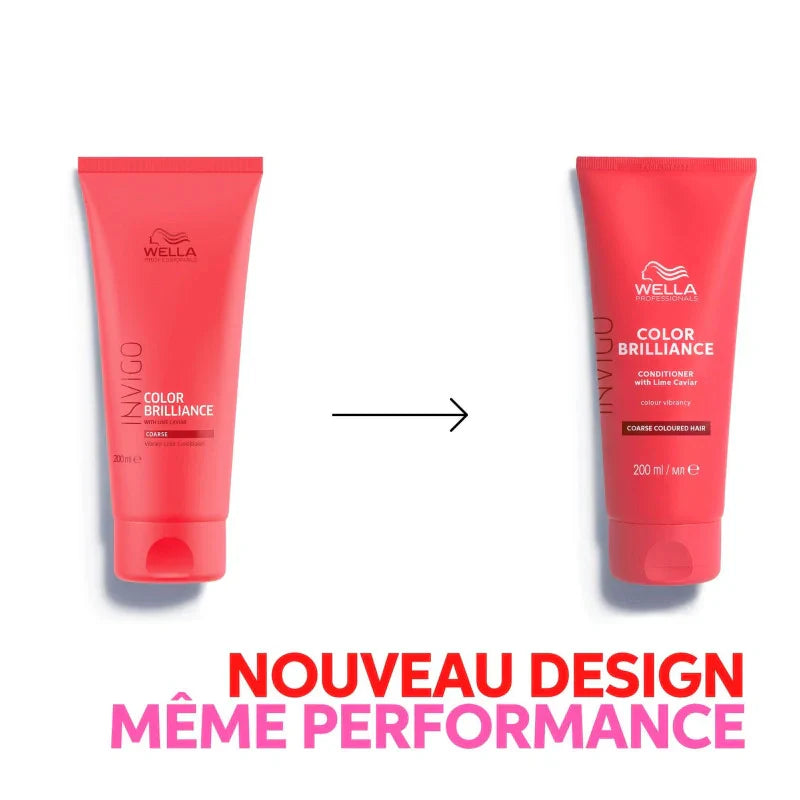 Conditionneur Invigo Color Brilliance Wella – Cheveux Épais Colorés | Keraliss Lissage