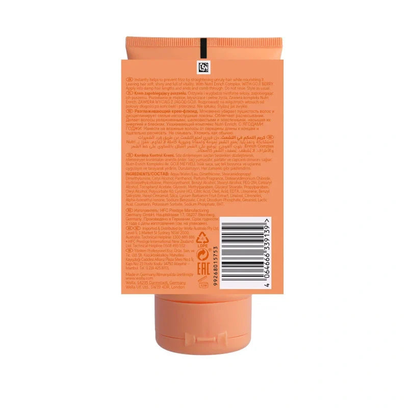 Crème Lissage Anti-Frisottis Invigo Nutri-Enrich Wella 150ml | Keraliss Lissage