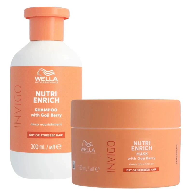 Duo Nutrition Intense Invigo Nutri-Enrich Wella – Shampooing & Masque | Keraliss Lissage