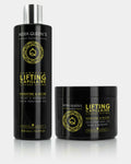 Duo Lifting Kératine & Ricin – Shampoing + Soin 500 ml | Anti-Chute & Repousse