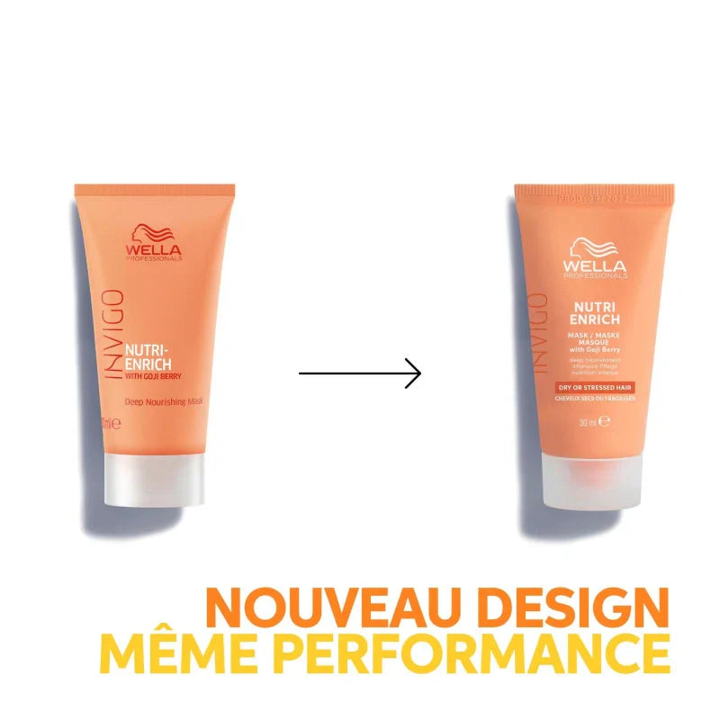 Masque Cheveux Secs Invigo Nutri-Enrich Wella – Réparation Profonde | Keraliss Lissage