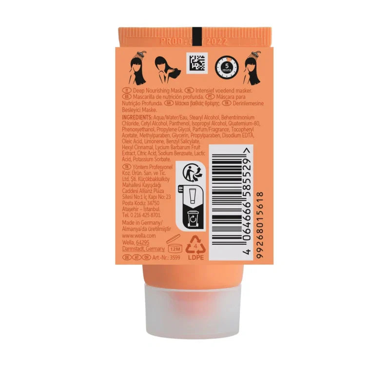 Masque Cheveux Secs Invigo Nutri-Enrich Wella – Réparation Profonde | Keraliss Lissage