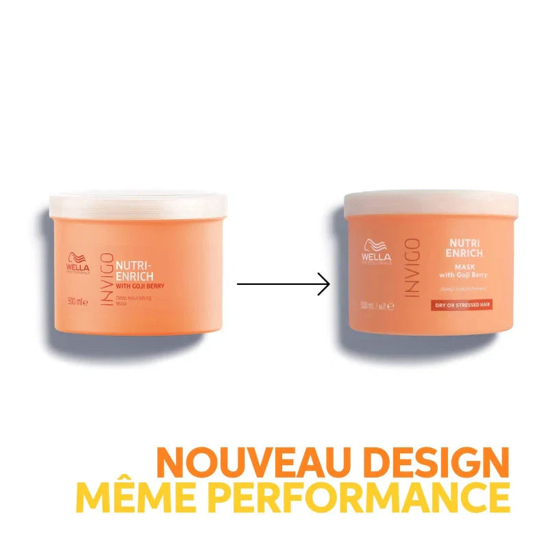 Masque Cheveux Secs Invigo Nutri-Enrich Wella – Réparation Profonde | Keraliss Lissage