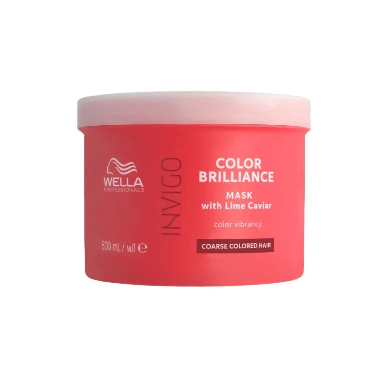 Masque Invigo Color Brilliance Wella – Cheveux Épais Colorés | Keraliss Lissage