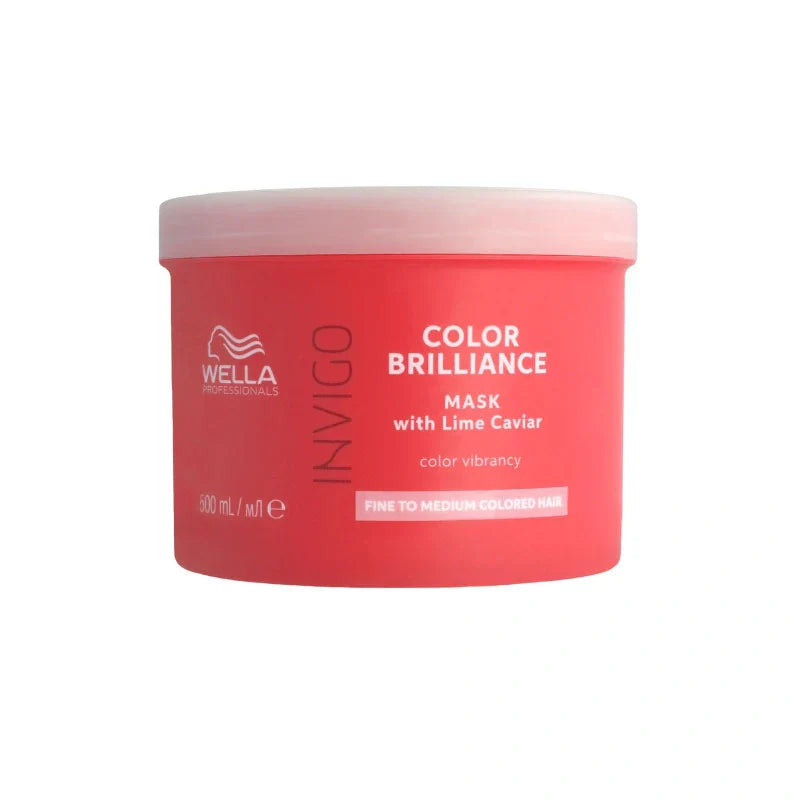 Masque Invigo Color Brilliance Wella – Cheveux Fins Colorés | Keraliss Lissage