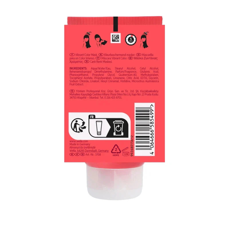 Masque Invigo Color Brilliance Wella – Cheveux Fins Colorés | Keraliss Lissage