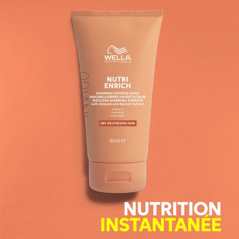 Masque Express Auto-Chauffant Invigo Nutri-Enrich Wella – Nutrition en 30s | Keraliss Lissage