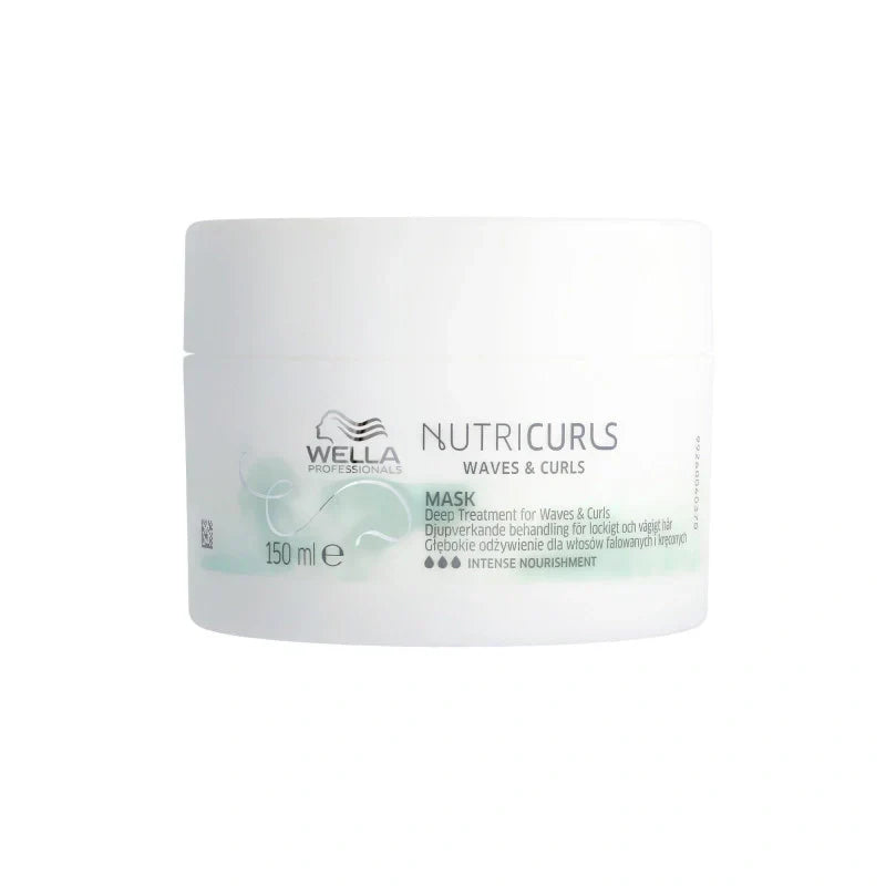 Masque Profond Anti-Frisottis Nutricurls Wella – Boucles & Ondulations | Keraliss Lissage