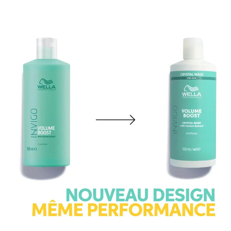 Masque Volumisant Crystal Invigo Volume Boost Wella Professionals | Keraliss Lissage