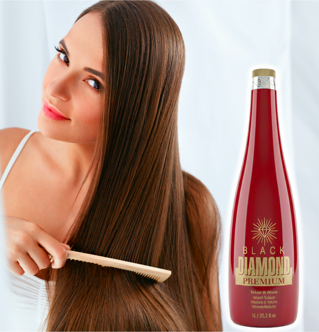 Mutamba Cosmetic Black Diamond Premium — Lissage Brésilien Réducteur de Volume Sans Formol 1L