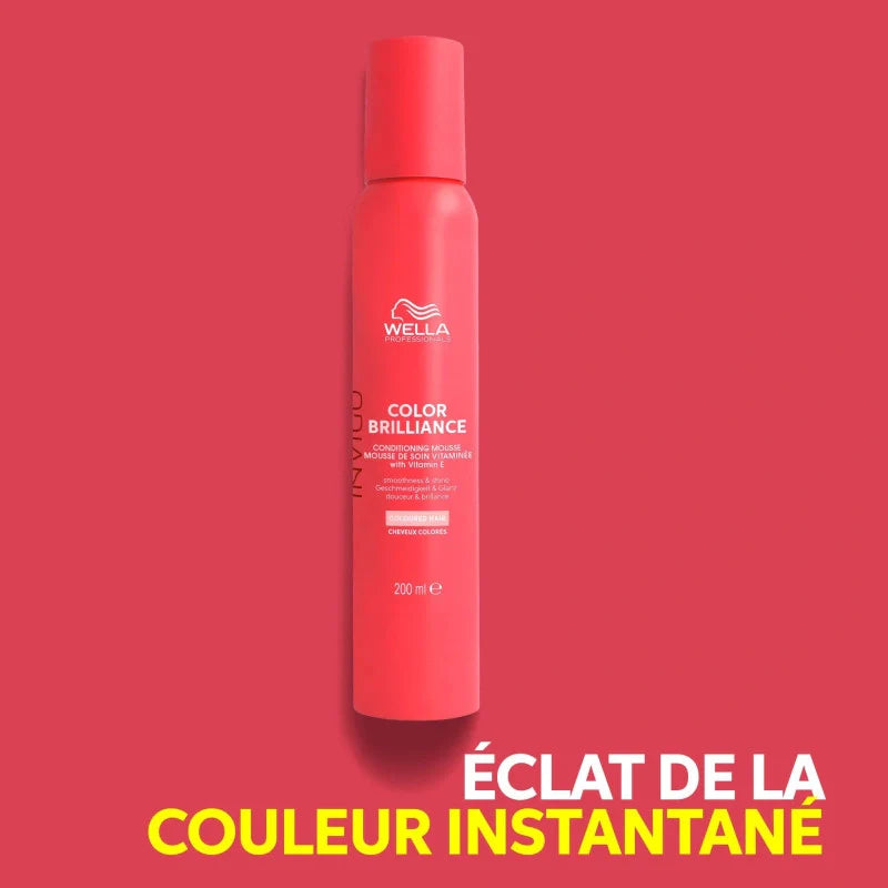 Mousse Sans Rinçage Invigo Color Brilliance Wella 200ml – Brillance & Protection | Keraliss Lissage