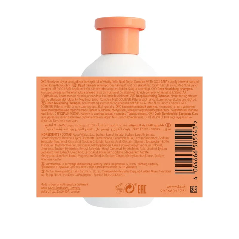 Shampooing Cheveux Secs Invigo Nutri-Enrich Wella – Nutrition Intense | Keraliss Lissage