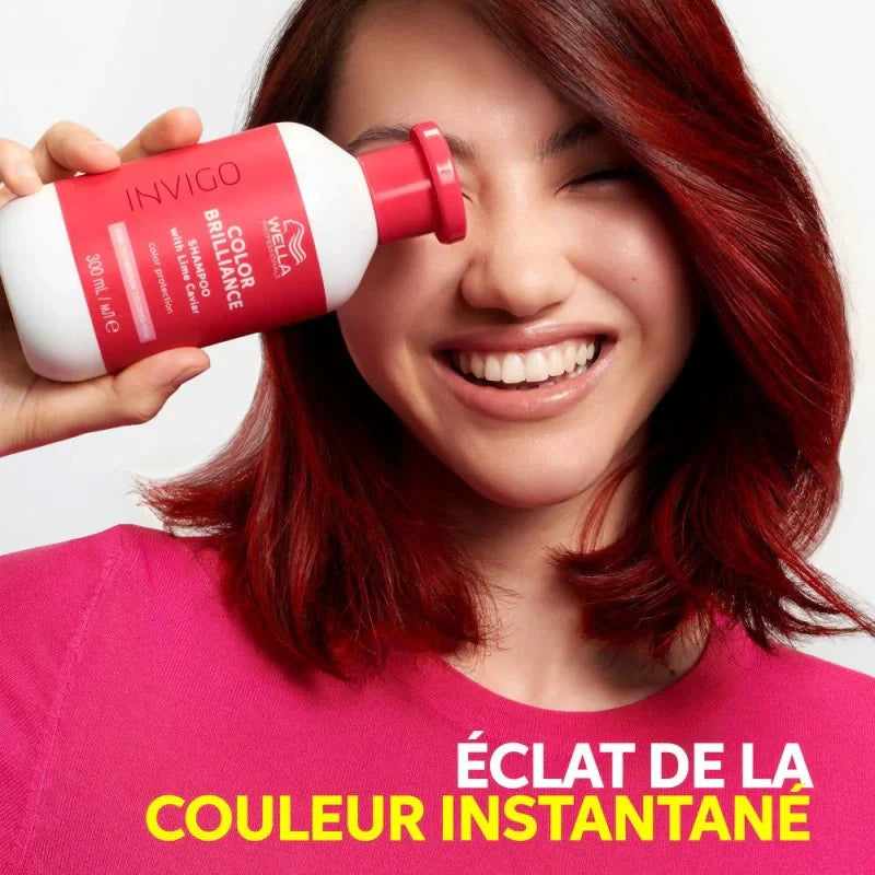 Shampooing Invigo Color Brilliance Wella – Cheveux Fins Colorés | Keraliss Lissage