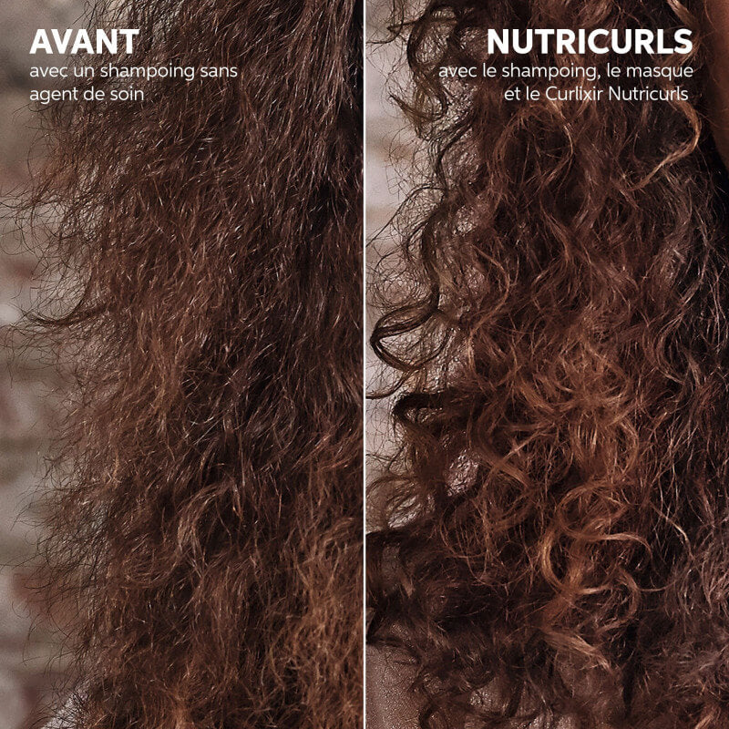 Duo Cheveux Ondulés Nutricurls Wella – Shampooing & Après-Shampooing | Keraliss Lissage