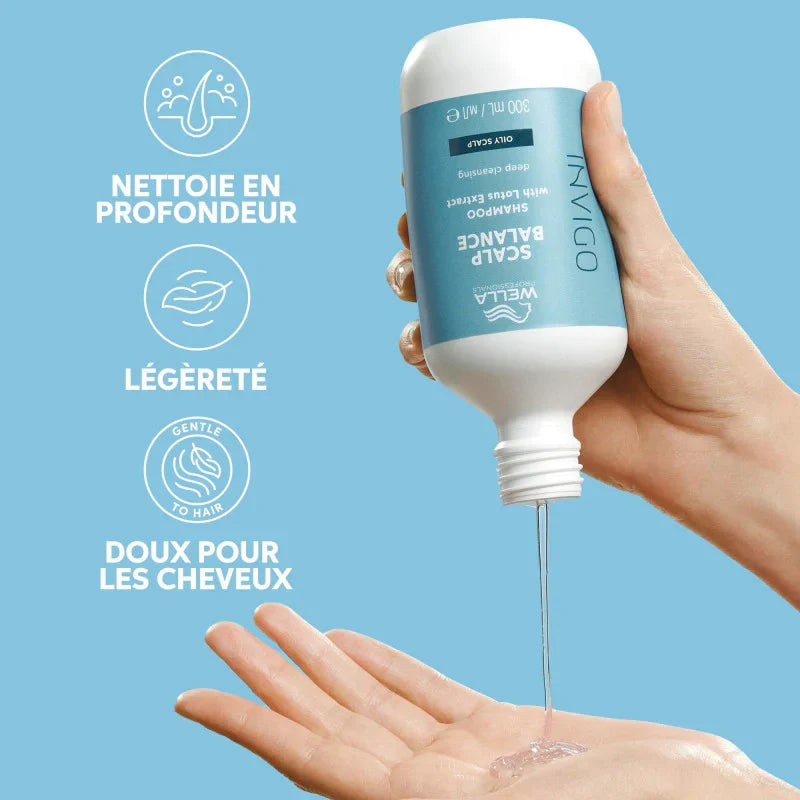 Shampooing Purifiant Cheveux Gras Invigo Balance Wella