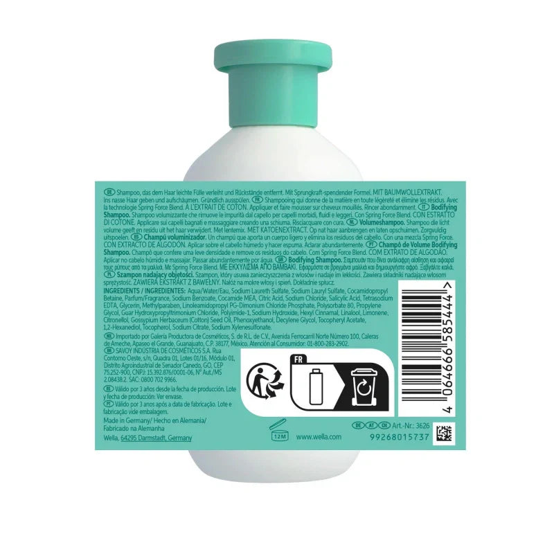 Shampooing Volumisant Invigo Volume Boost Wella Professionals | Keraliss Lissage