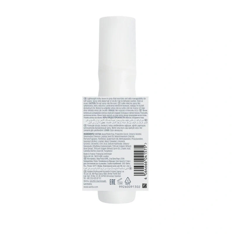 Spray Nourrissant Milky Waves Nutricurls Wella – Cheveux Ondulés | Keraliss Lissage